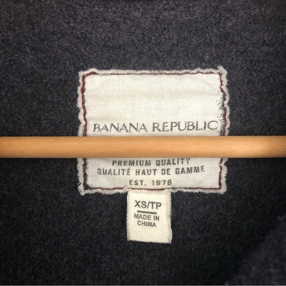 Banana Republic boiled wool pea coat - Picture 9 of 14